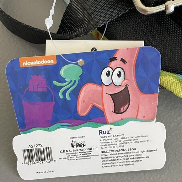 SpongeBob SquarePants Backpack Kids Nickelodeon Patrick Gary New with Tags Ruz - Picture 8 of 9